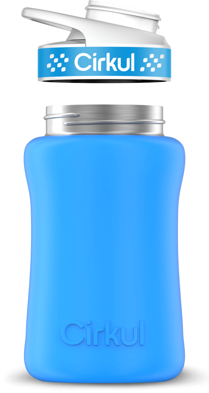 Add-on: 12oz. Stainless Steel Bottle & Comfort Grip Lid