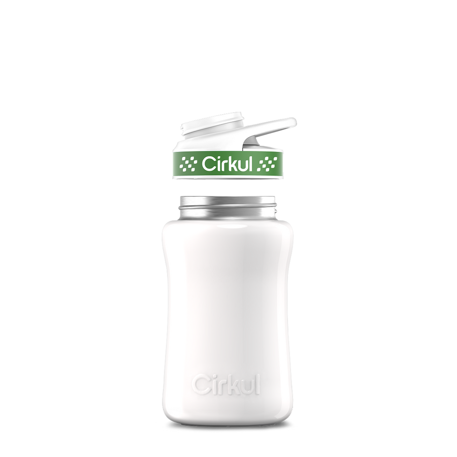 12oz. Stainless Steel Bottle & Comfort Grip Lid