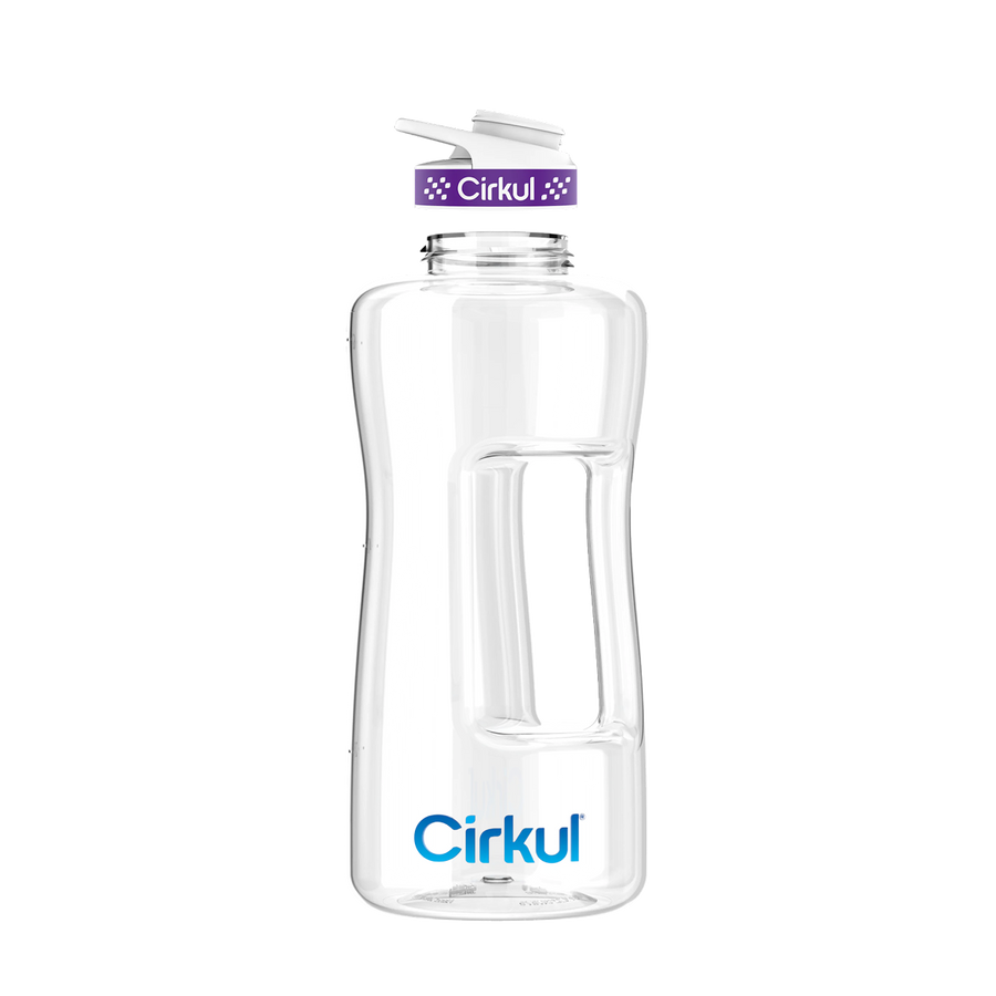 62oz. Plastic Bottle & Comfort Grip Lid