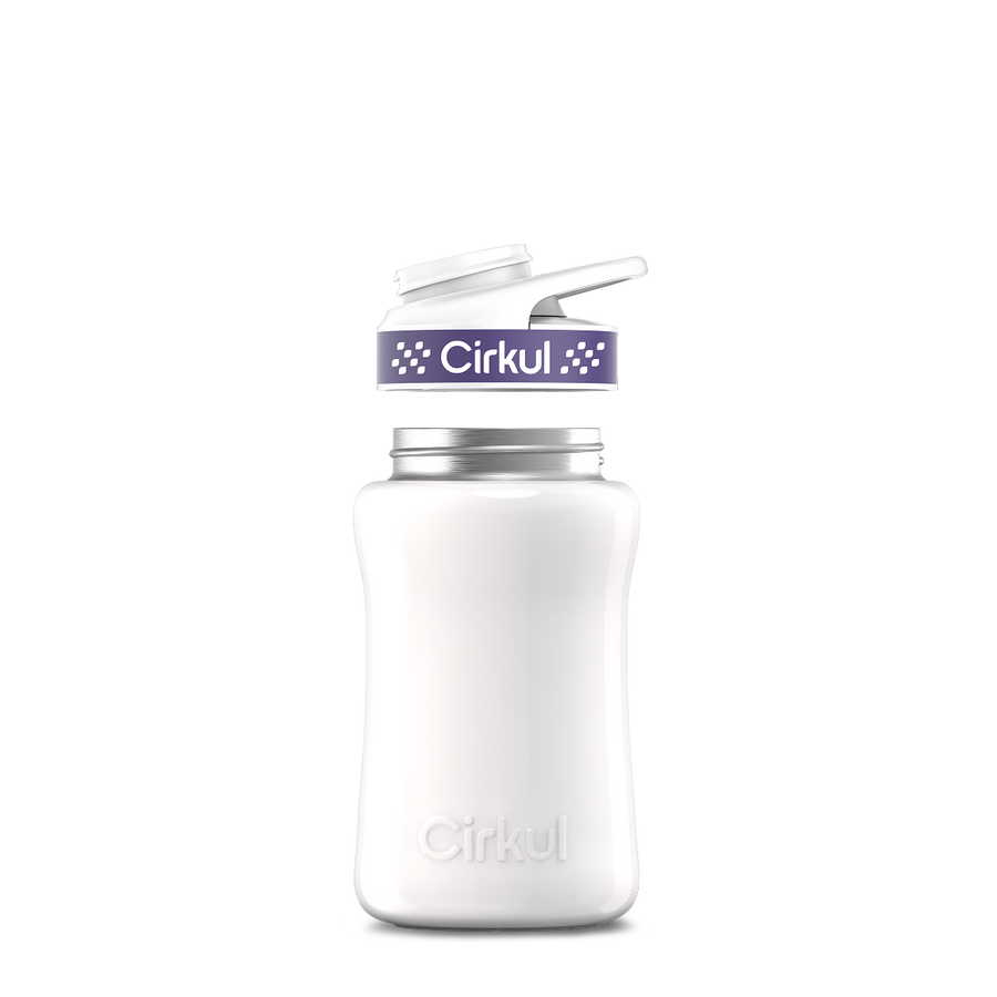 12oz. Stainless Steel Bottle & Comfort Grip Lid