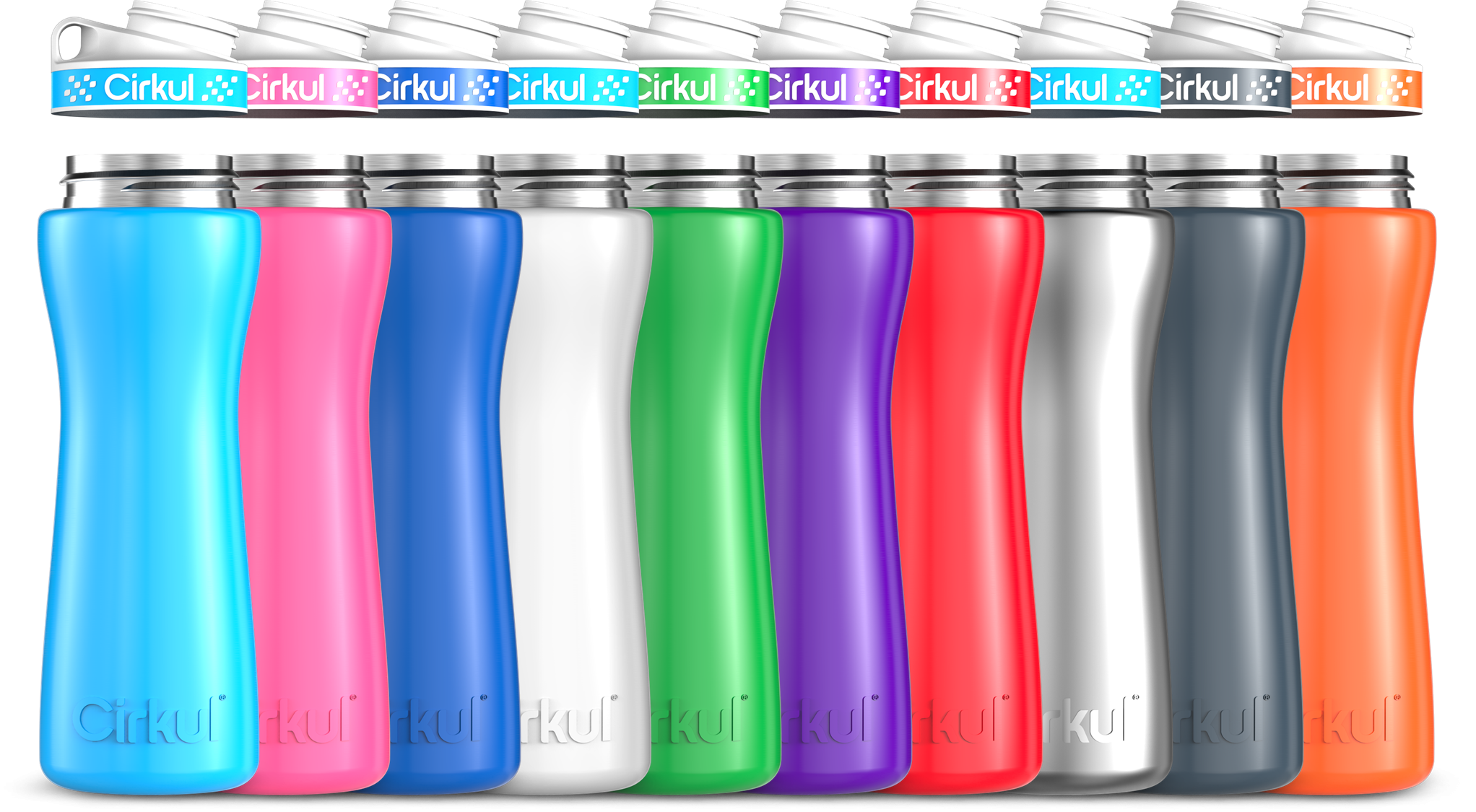 22oz. Stainless Steel Bottle & Comfort Grip Lid