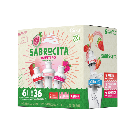 Base: Sabrocita Flavor Cartridge Variety Pack, 6-Pack