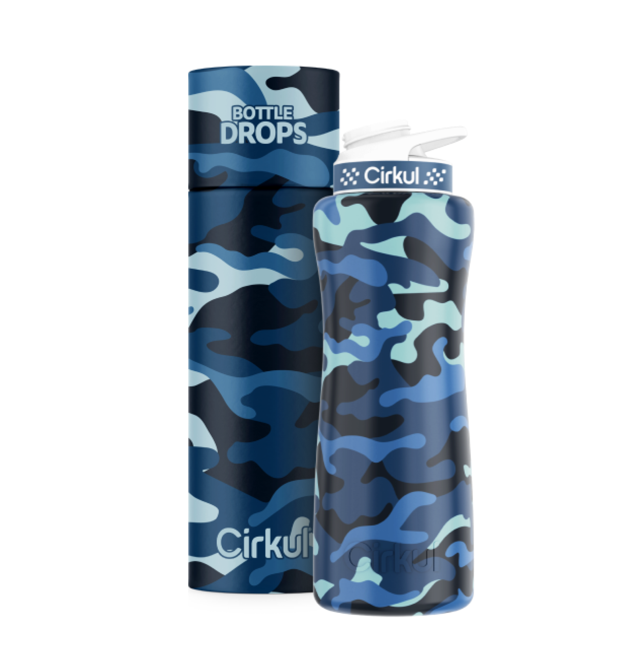 CX: Limited Edition: Ocean Camo 32oz. Stainless Steel Bottle & Lid